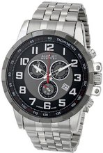 August Steiner AS8118SSB Analog Display Swiss Quartz Silver