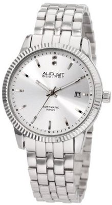 August Steiner ASA824SS Diamond Automatic Bracelet Dress