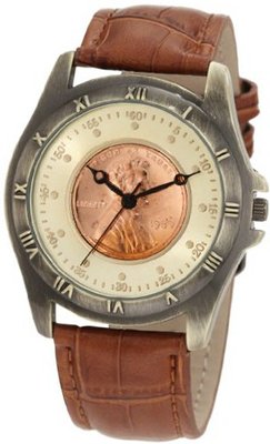 August Steiner CN001G-AS Round Wheat Penny Antique Copper Collectors Coin