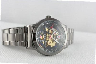 New in Box Titanium Black Automatic Mechanical Hand Wind