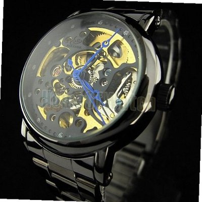 New in Box Titanium Black Automatic Mechanical Hand Wind