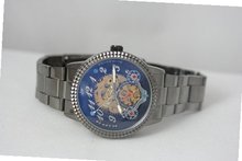 New in Box Titanium Black Partially Hollow Transparent Dial Automatic Mechanical Hand Wind