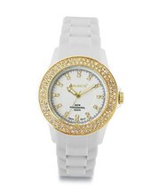 Avalanche 44mm Bliss White and Gold AV-107S-WHGD-44