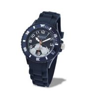 Avalanche Ikon - Football Unisex Quartz with Blue Dial Analogue Display and Blue Silicone Strap AVM-1014S-FB