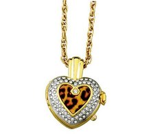 Avalon Amore Heart Shaped Fashion Pendant with Leopard Design # 7394TG