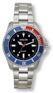 Avalon Classic Sport Silver-Tone with Black Dial # 4302-3