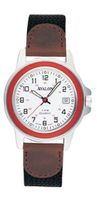 Avalon Euro Series Railroad Dial Water-Resistant Date Strap # 3008-3