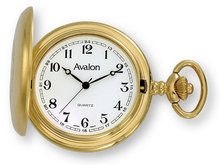 Avalon Gold-tone Covered Pocket with Chain, # 1147