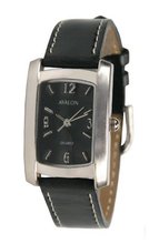 Avalon Silver-Tone Black Strap # AV3312-2