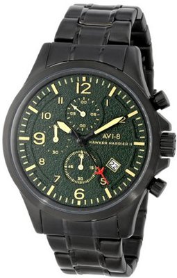 AVI-8 AV-4001-15 Hawker Harrier II Analog Japanese-Quartz Black