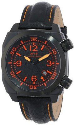 AVI-8 AV-4005-02 Hawker Harrier II Analog Japanese-Quartz Black