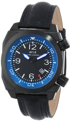 AVI-8 AV-4005-04 Hawker Harrier II Analog Japanese-Quartz Black