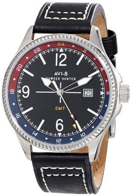 AVI-8 AV-4007-03 Hawker Hunter Analog Swiss-Quartz Black