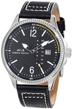 AVI-8 AV-4008-02 Hawker Hunter Analog Japanese-Quartz Black