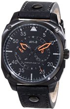 AVI-8 AV-4009-04 Hawker Hunter Analog Japanese-Quartz Black