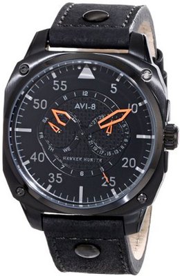 AVI-8 AV-4009-04 Hawker Hunter Analog Japanese-Quartz Black