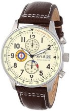 AVI-8 AV-4011-04 Hawker Hurricane Analog Japanese-Quartz Brown