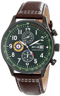 AVI-8 AV-4011-05 Hawker Hurricane Analog Japanese-Quartz Brown