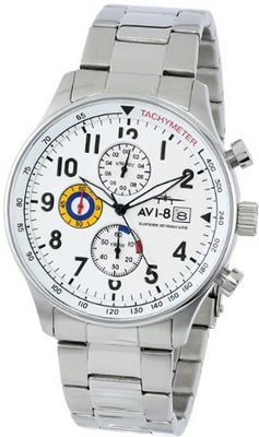 AVI-8 AV-4011-11 Hawker Hurricanes FlyBoy Analog Japanese-Quartz Silver