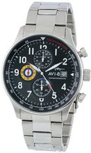 AVI-8 AV-4011-12 Hawker Hurricanes FlyBoy Analog Japanese-Quartz Silver