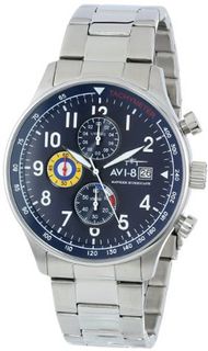 AVI-8 AV-4011-13 Hawker Hurricanes FlyBoy Analog Japanese-Quartz Silver