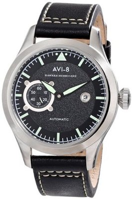 AVI-8 AV-4016-03 Hawker Hurricane Analog Self-Wind Automatic Black