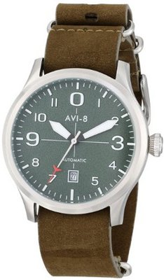 AVI-8 AV-4021-03 FlyBoy Analog Japanese-Automatic Green