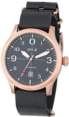 AVI-8 AV-4021-04 FlyBoy Analog Japanese-Automatic Black