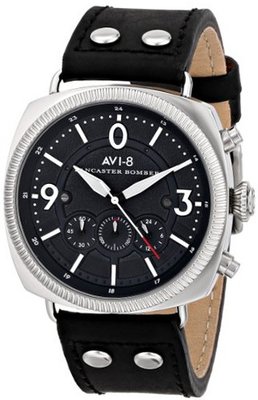 AVI-8 AV-4022-03 Lancaster Bomber Analog Display Japanese Quartz Black