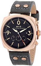 AVI-8 AV-4022-04 Lancaster Bomber Analog Display Japanese Quartz Grey
