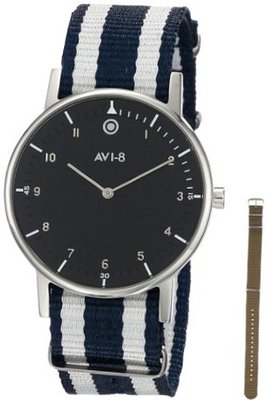 AVI-8 AV-4023-01 FlyBoy Analog Japanese-Quartz Two Tone