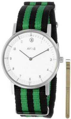 AVI-8 AV-4023-03 FlyBoy Analog Japanese-Quartz Two Tone