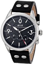 AVI-8 AV-4024-03 Lancaster Bomber Analog Display Japanese Quartz Black