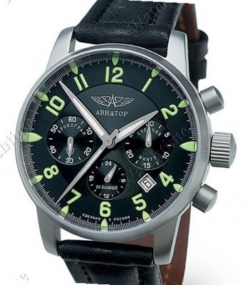 Aviator (Volmax/RU/Swiss) Chronograph 31681 Gagarin Limited Edition