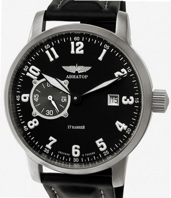 Aviator (Volmax/RU/Swiss) Kleine Sekunde 3105 Strizhi