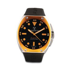 Avio Milano Quartz with Black Dial Analogue Display and Black Rubber Strap SA AC 1002
