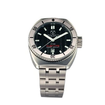 Avio Milano Quartz with Black Dial Analogue Display and Silver Stainless Steel Bracelet SUB AC SL