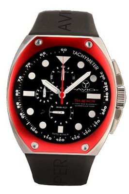SA AC 2001 Super Tonneau Stainless Steel Case Aluminum Interchangeable Bezel Luminous Chrono Tachymeter