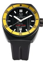 SUB BK YW Subtype Black PVD Steel Yellow Unidirectional Bezel Black Luminous Dial