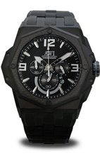 AWI Quartz Chronograph Carbon Fiber Top Ring/Black PVD Plating Case