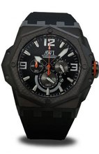 AWI Quartz Chronograph Stainless Steel/Carbon Fiber Top Ring/Black PVD Plating Case