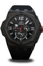 AWI Quartz Chronograph Stainless Steel/Carbon Fiber Top Ring/Black PVD Plating Case