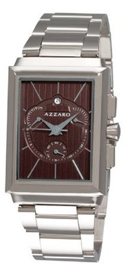 Azzaro AZ2061.13HM.000 Legand Rectangular Chronograph Brown Dial Bracelet