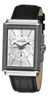 Azzaro AZ2061.13SB.000 Legand Rectangular Chronograph Silver Dial Black Strap
