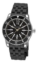 Azzaro AZ2200.12BB.01B Coastline Black Dial and Rubber Strap