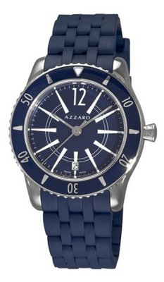 Azzaro AZ2200.12EE.01E Coastline Blue Dial and Rubber Strap