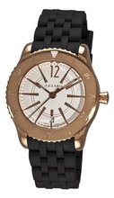 Azzaro AZ2200.52AB.050 Coastline Rose PVD Black Rubber Strap