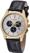 Azzaro New Legend Round Gold Tone Silver Dial Swiss Made Chronograph AZ2040.63SB.000