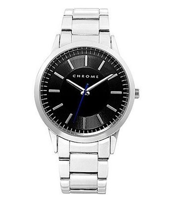 chrome signature , silver.