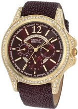 Badgley Mischka BA/1184PRPR Swarovski Crystals Accented Multi Function Gold-Tone
